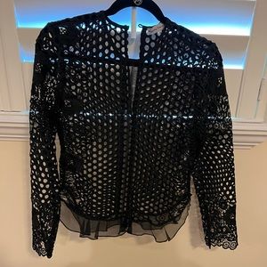Karina Grimaldi crochet  top - M - worn once 🖤